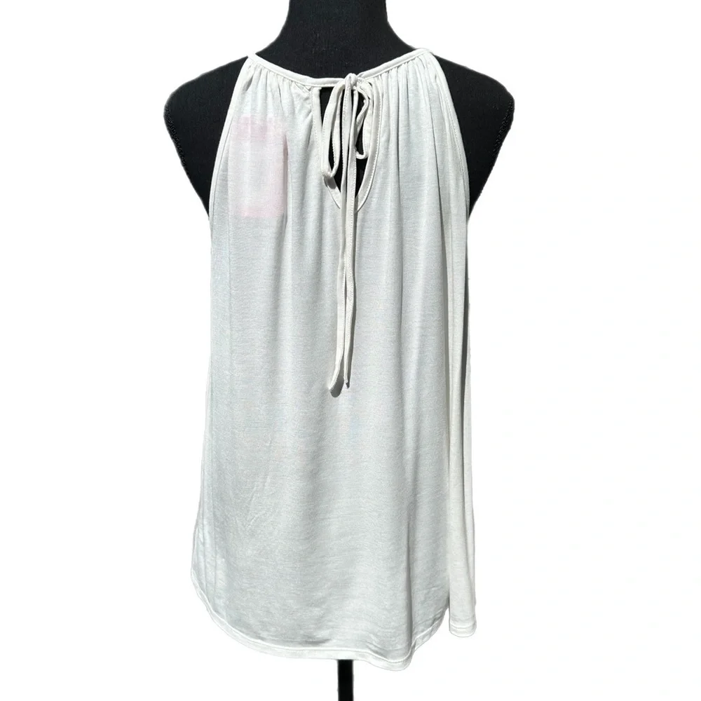 NWT‎ Ivory Leopard Chevron Color Block Tank Top M - Picture 3 of 11